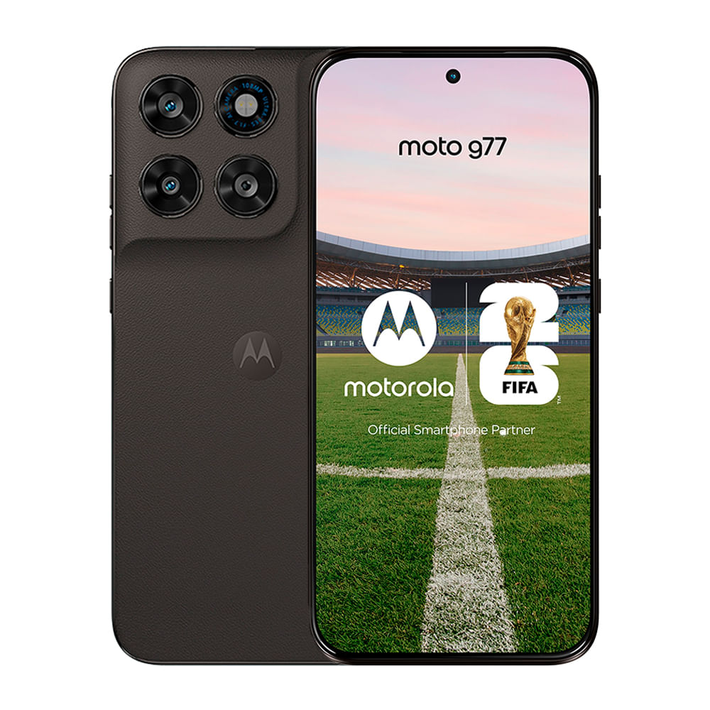 Celular Motorola G77 5G 256GB, 8GB RAM, cámara trasera 108MP y frontal 32MP, 6.8", negro